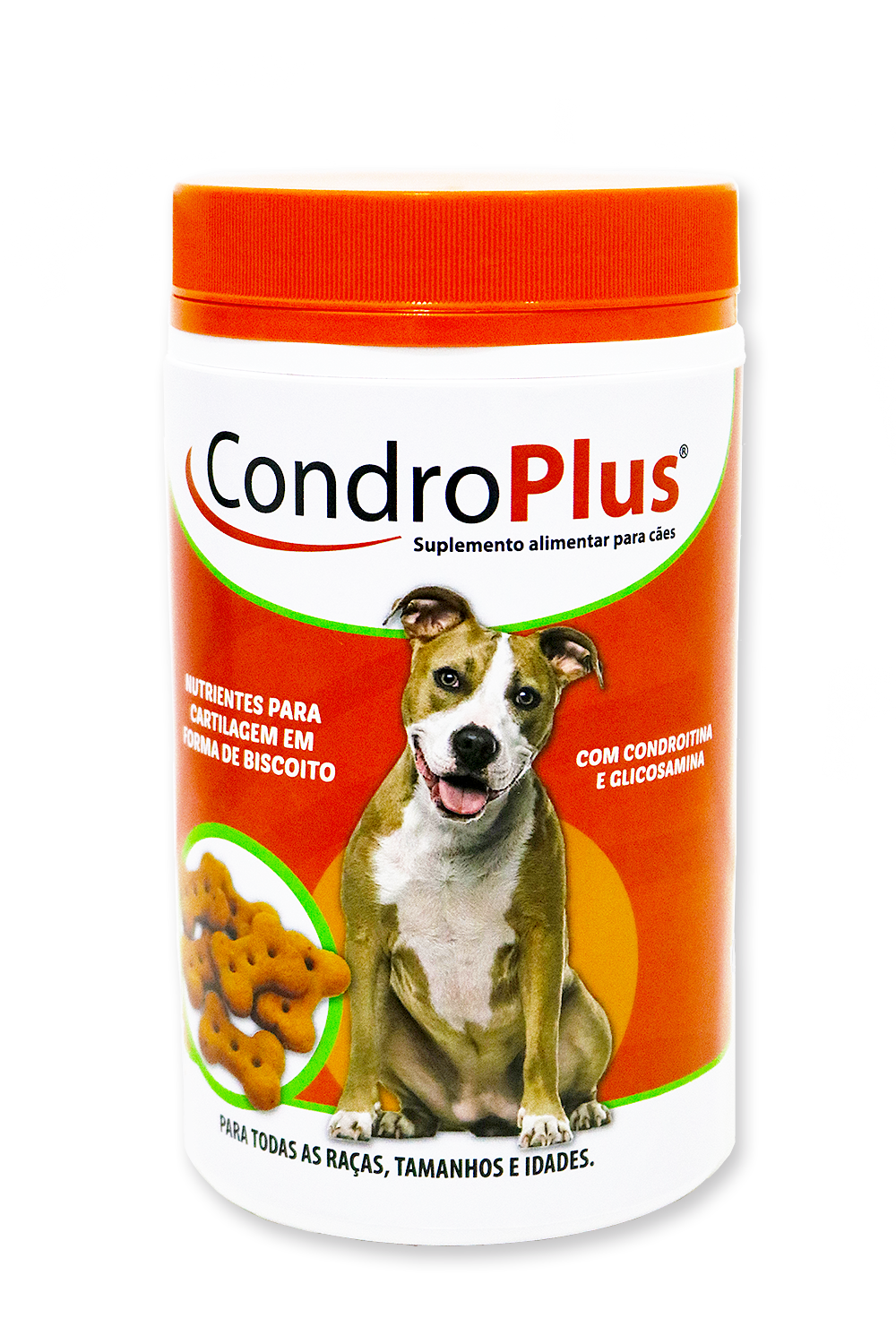 Condropluss 300g: Suplemento Mastigável para Cães com Condroitina e Glucosamina para Saúde das Articulações